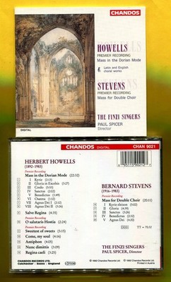 Herbert Howells-Mass in the Dorian Mode / Bernard Stevens-Mass for Double Choir