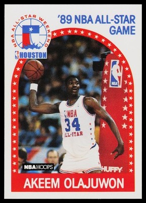 -CS- 1989-90 NBA Hoops All-Star - #178 Akeem Olajuwon (N) *Free Shipping*