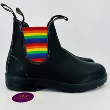 Blundstone 2105 Rainbow Black Leather Chelsea Boots Size 4.5 UK/ 7.5 US Women's