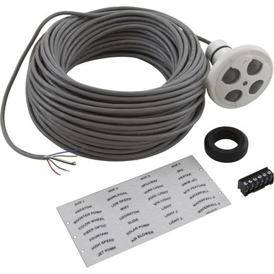 Control Panel, Jandy Spa-Side 4 Function, White, 100' Cord : 7441