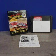 Richard Petty's Talladega Atari & Commodore 64 Game (1985) - Cosmi Curb
