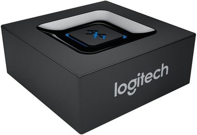 Logitech 980-000912 Multipoint Bluetooth Audio Adapter iPhone Android Schwarz