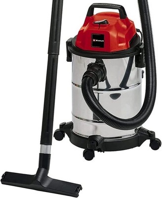 Einhell Nass- und Trockensauger 1250W, 20L Edelstahltank, 20L, rot 