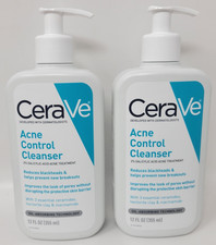 CeraVe Acne Control Face Cleanser 12oz / 2 Salicylic Acid EXP 09/2027 2 pack