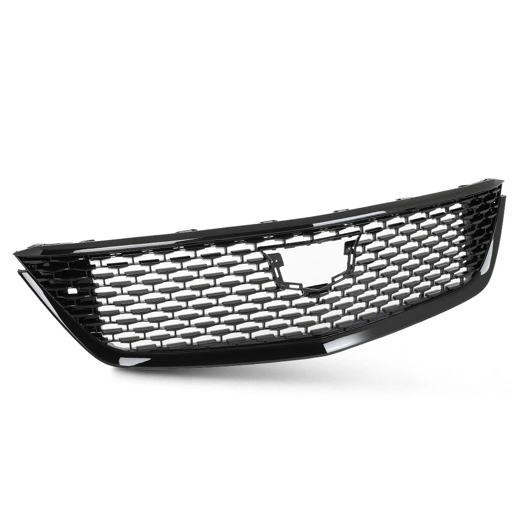 Upper Grille Replacement 2020-2022 Cadillac Ct5 Gloss Black Replacement Grills