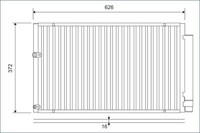 Kondensator Klimaanlage Valeo 812880 Aluminium FüR Toyota Prius Liftback Hybrid