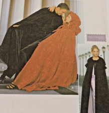 Simplicity 9452 Victorian/Renaissance/Vampire/Cape/Cloak Costume Sz S/M/L Uncut