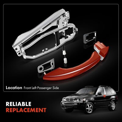 Bmw X5 Part Left Front Outside Door Handle Carrier For BMW X5 E53 - OE Quality Replacement (Part # 51218243615) Door Handle Bmw - Foto 13