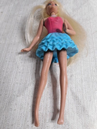 Muñeca McDonald's Fairy Secret Happy Meal Mattel 2011 5" rosa top falda acuática como está - Imagen 3 de 8