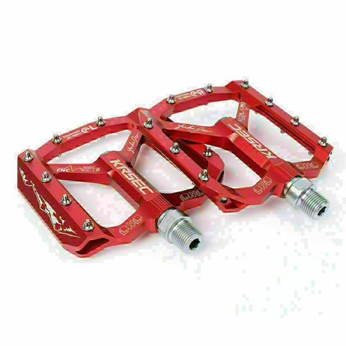 Aluminum MTB Mountain Road XC Bike Bearings Pedals flat Bicycle Pedal 342g - Picture 10 of 20
