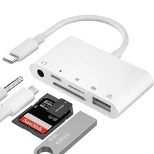 5 in 1 Type C USB OTG Adapter SD/TF Card Reader For Samsung Android Phone