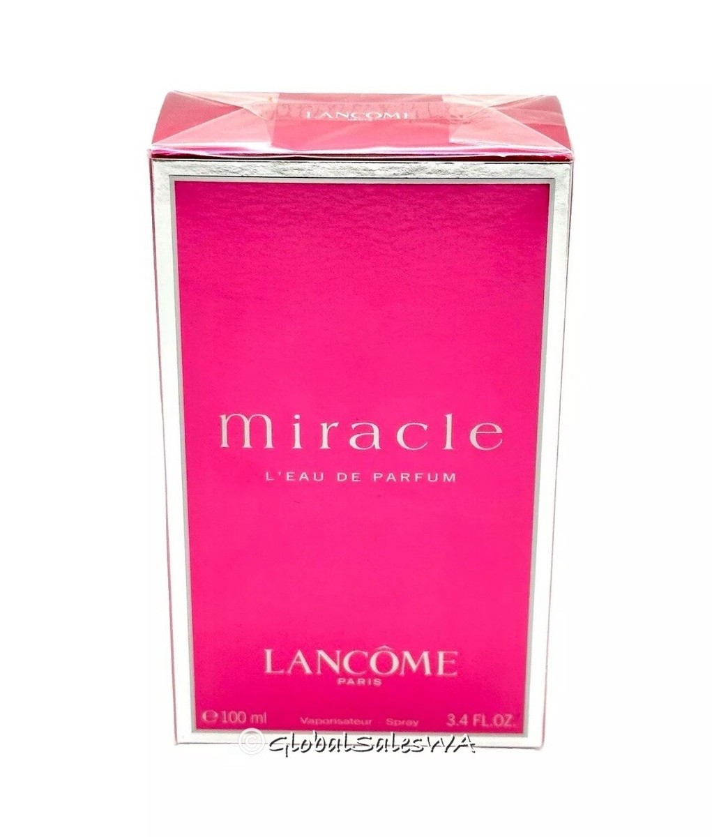 Lancome Miracle L'Eau de Parfum Full Size 3.4 Fl. Oz / 100 mL NIB