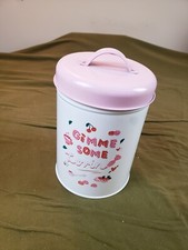 Dog Treat Tin Container - Bark Box Tin Treats Container or Cookie Jar