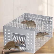 Mouse Trap Rat Mice Catcher Vermin Humane Live Rodent Cage Pest No Kill Indoor
