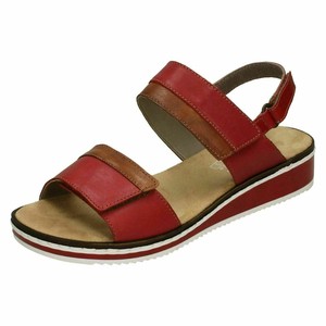 rieker red sandals