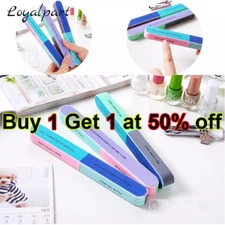 1 Nail Buffer 7 Way Nail File Shine Sanding Manicure Pedicure Emery Boards Set