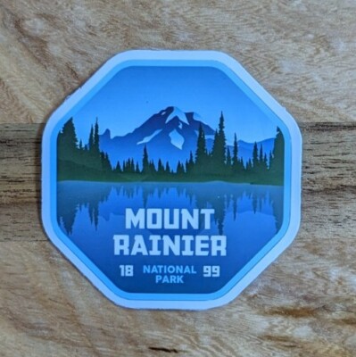 3'' Mount Rainier National Park Sticker Decal
