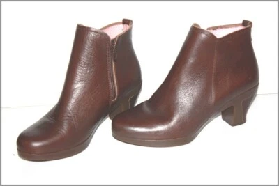 EL NATURALISTA Boots à Talons Cuir Marron Noisette T 40 ETAT NEUF - Photo 1/4