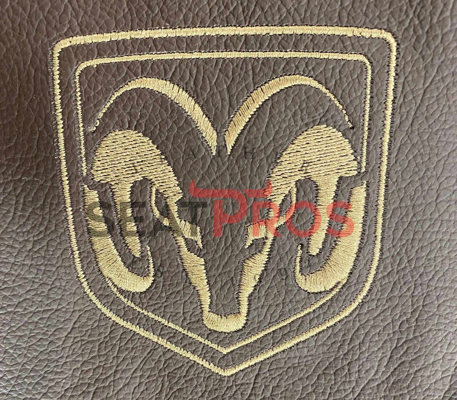 Leather Seat Covers for 13-18 Dodge Ram Crew Quad Cab Outlaw Saddleback ...