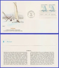 USA6 #2134 U/A FLEETWOOD FDC STR2  Iceboat