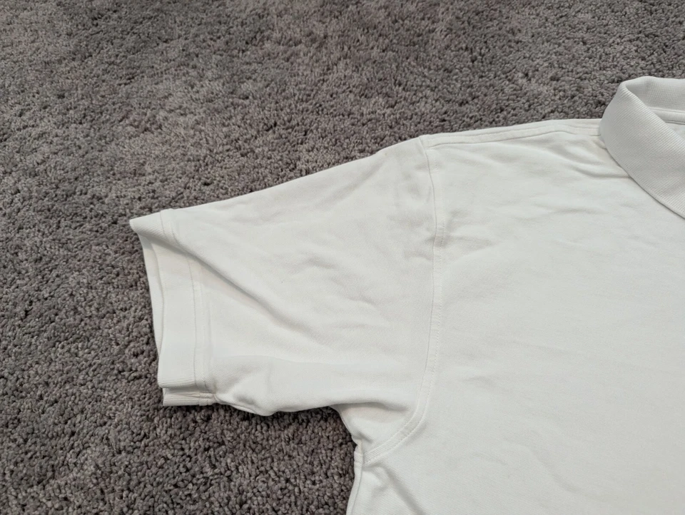 Mauna Lani Hawaii Polo Shirt Mens Extra Large BOAST White Cotton Short Sleeves - Image 4 of 4