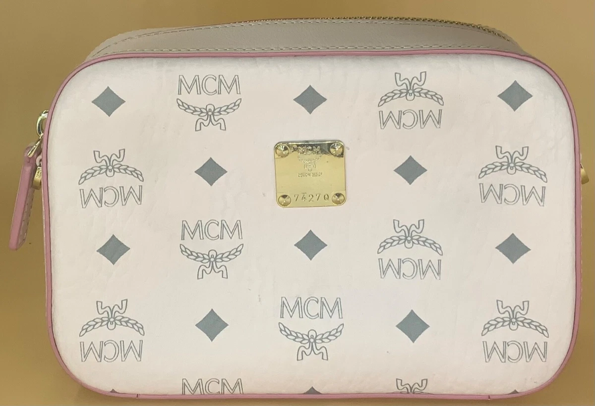 MCM Aren Wristlet Zip Pouch