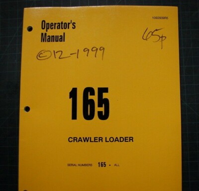 KOMATSU Dresser 165 Crawler Loader Operation/Operator Maintenance Manual track