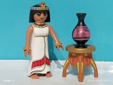 PLAYMOBIL FIGURA CLEOPATRA EGIPCIA MESA Y JARRON EGIPCIO BELEN ASTERIX REF 71270