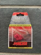 Swhacker 2 Blade 100 Grain Low Poundage - Replacement shrink bands, red, 18 Pack