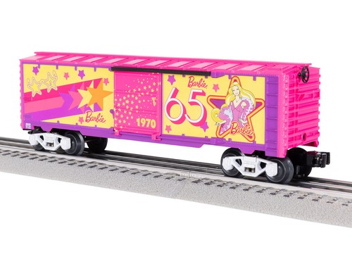 Lionel 2428440 O Scale Barbie 65th Anniversary 1970s Boxcar - Picture 2 of 2
