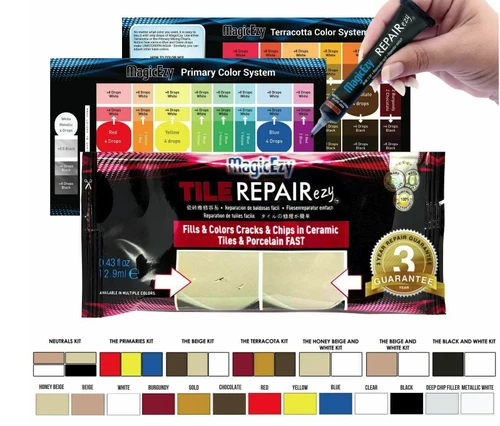 Tile RepairEzy: Touch-up for Porcelain & Ceramic Tiles: MagicEzy