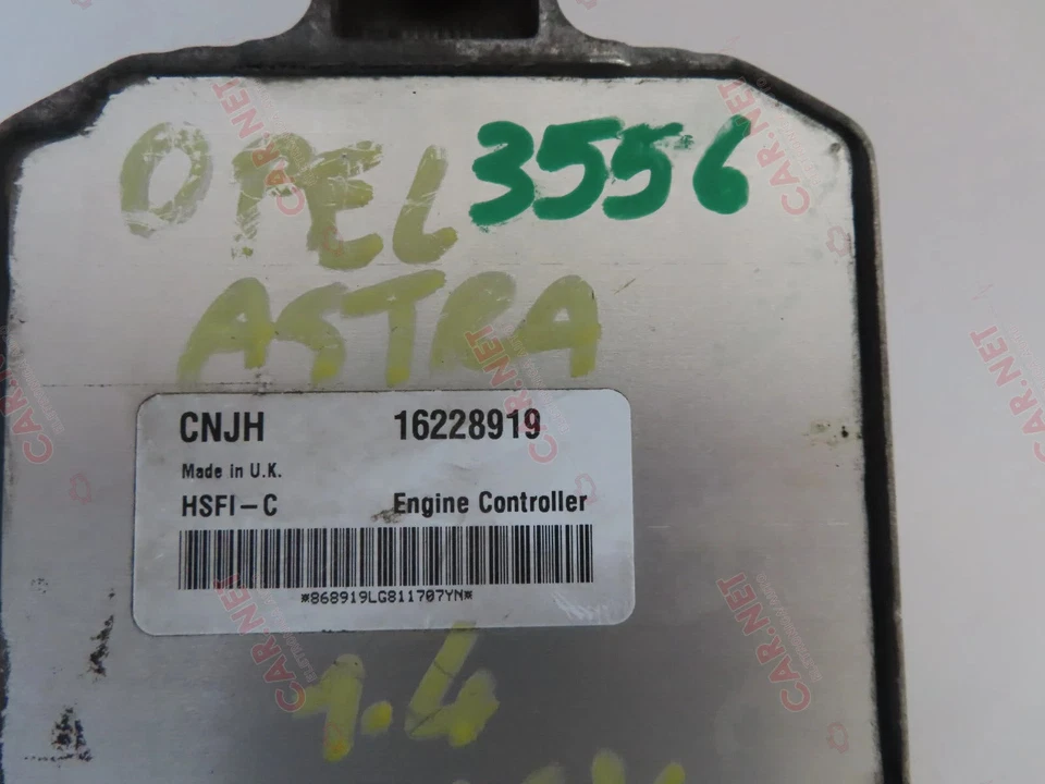 16228919 CNJH DELCO HSFI-C CENTRALINA MOTORE OPEL ASTRA G ZAFIRA A 1.6 16V 74KW - Immagine 2 di 4