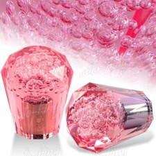 Universal Jdm Pink Vip 60mm Transparent Manual Diamond Crystal Bubble Shift Knob Universal Jdm Pink Vip 60mm Transparent Manual Diamond Crystal Bubble Shift Knob