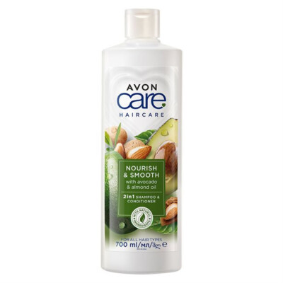 AVON Care 2-in-1 Shampoo & Pflegespülung mit Avocado- & Mandelöl