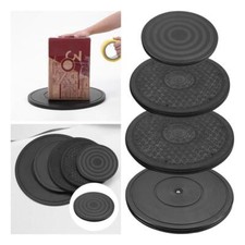 Lazy Susan Turntable Organizer 360 Degree Stable Round Rotating Swivel Plate for