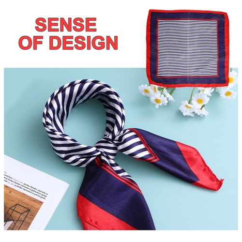 4 Pcs Handkerchief Fashionable Neck Scarf Women Neckerchief Miss - Picture 9 of 12