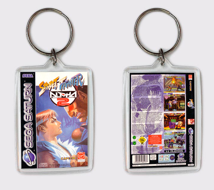 Porte-Clés Street Fighter Alpha 2 Sega Saturn Porte-Clé