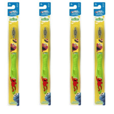 Crest Toothbrush Kid's Soft Sesame Street children styles may vary Pack of 4 