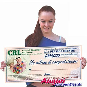 Biglietto Assegno Pensione Ebay