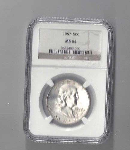 1957 Franklin Half dollar NGC MS 64