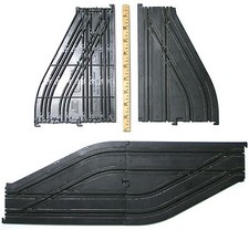 4pc 1981 Aurora AFX Slot Car DOUBLE LANE TRUCK TERMINAL TRACK 8116 Ryder Bulk