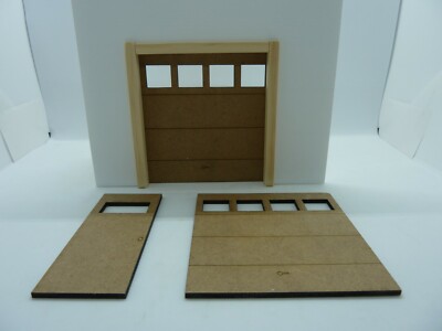 1:18 Scale 3 Door Set Model Working Garage/Gas Station Diorama Accessories(E)