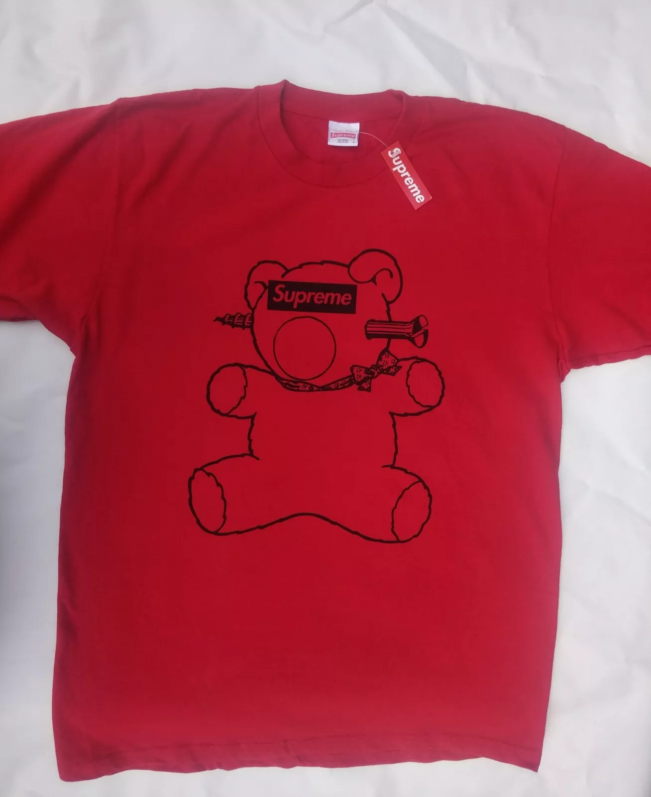 Tee shirt Supreme Undercover Bear L Large DS Red Teddy