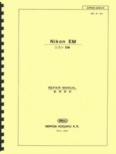 Nikon EM Service  Repair Manual Reprint