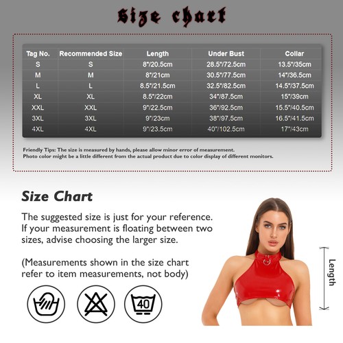 Women's Bras Y2K Bustier PVC Leather Crop Top Club Bra Party Corset Metallic - 第 12/38 張圖片