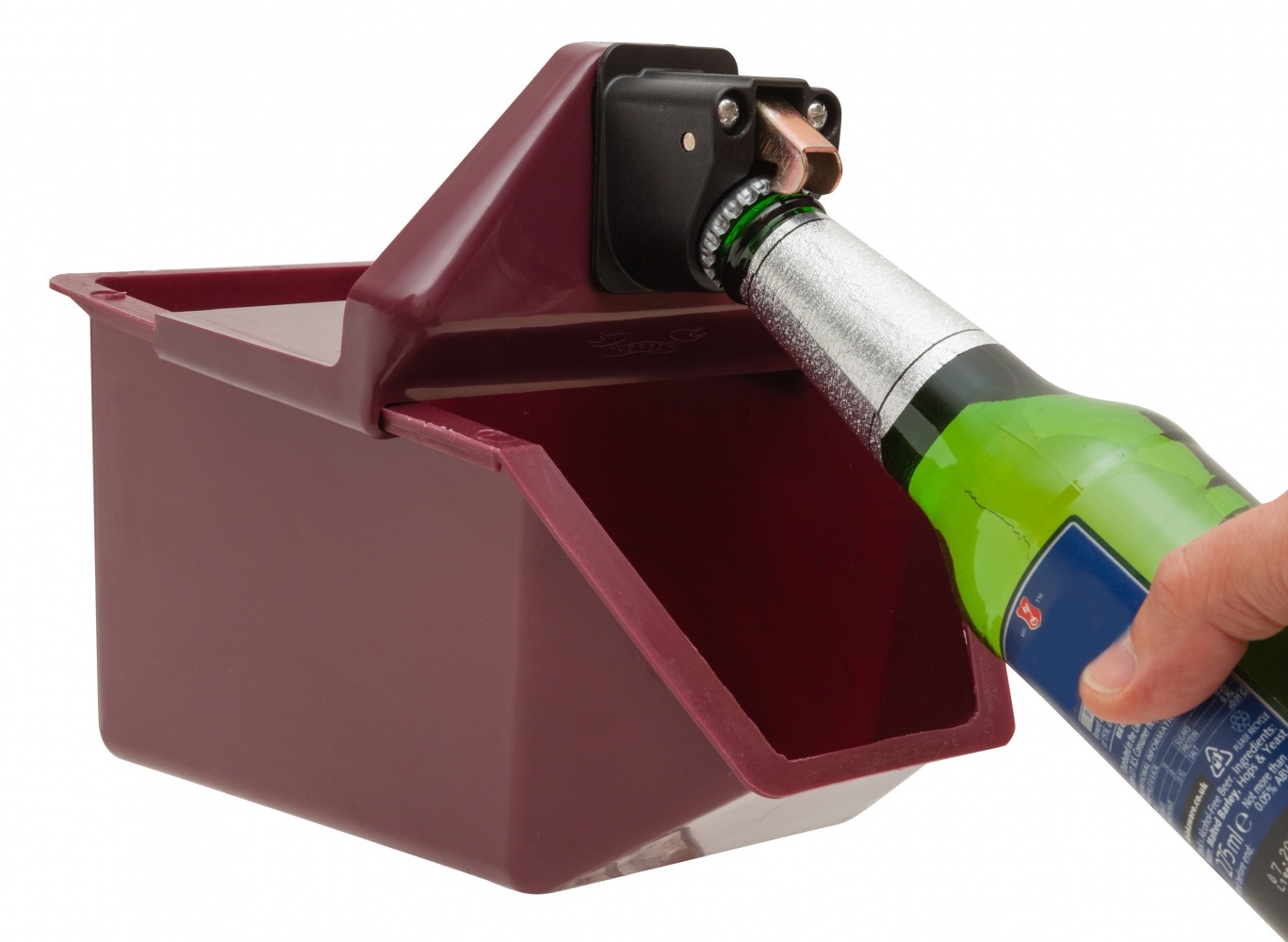 Bottle Opener and Catcher Bar Crown Top Opener Under Counter Catcher