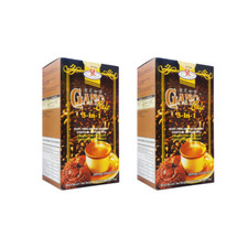 2 Box Gano Excel Cafe 3 in 1 Coffee Ganoderma Reishi Halal 20 sachets