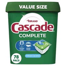 Cascade Complete Dishwasher-Pods ActionPacs D...