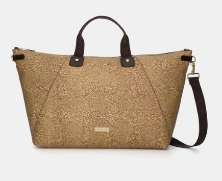 Borbonese - Borsa a mano Muffin con Nylon Riciclato Marrone OP Natural –  Italy Station