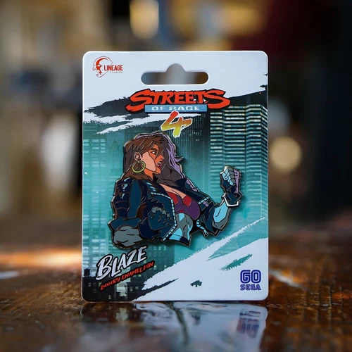 Limited Run Games Streets of Rage 4 Blaze Fielding Icon Enamel Pin